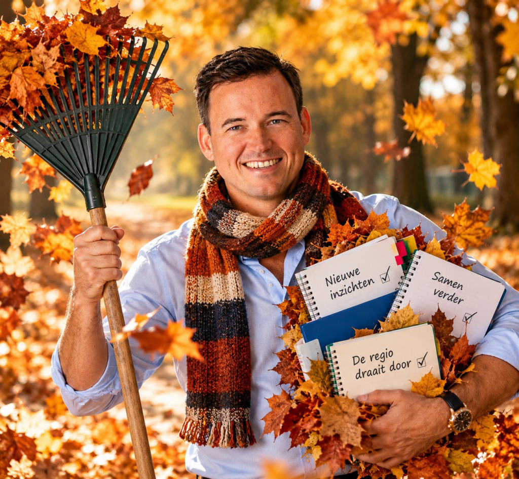 Florian vertelt over de De waarde van verandering, hij is in het bos tijdens de herfst